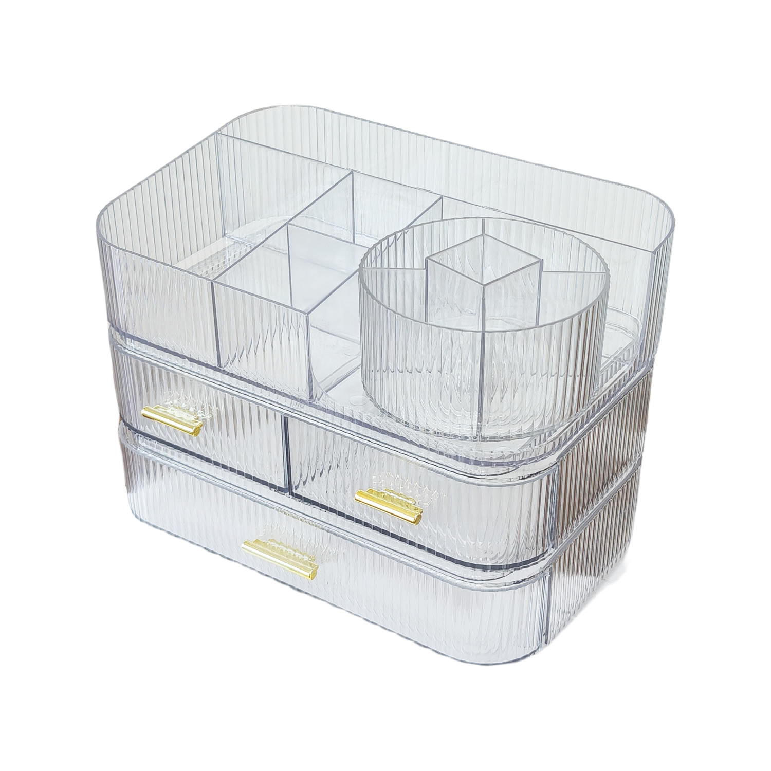 中國化妝品儲存盒外貿化妝台抽屜出口中國多層化妝品收納盒廠家